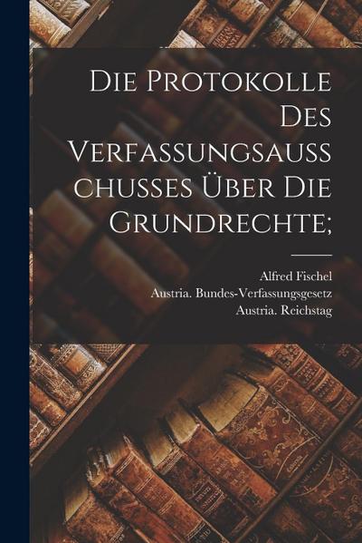 Die Protokolle des Verfassungsausschusses über die Grundrechte;