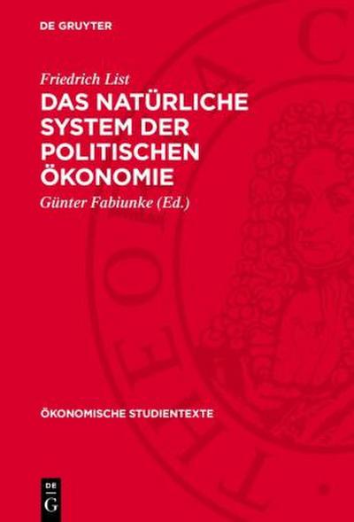 Das natürliche System der politischen Ökonomie