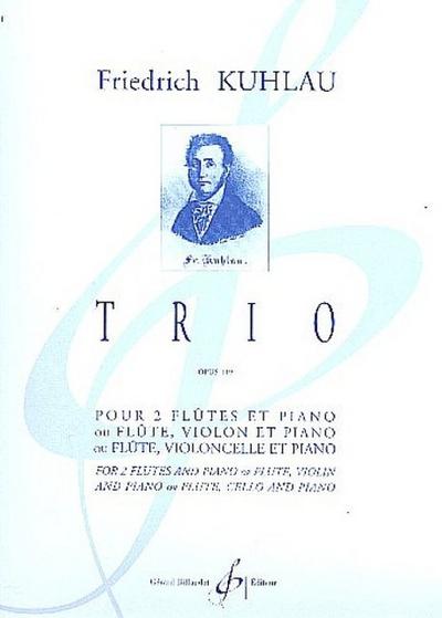 Trio sol majeur op.119,1pour flûte, violon (flûte, violoncelle) et piano