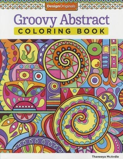 Groovy Abstract Coloring Book