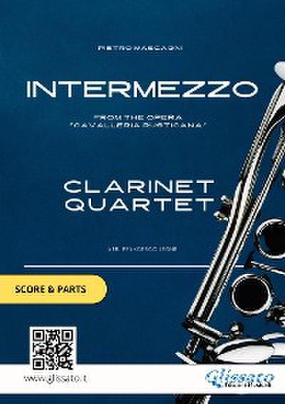 Clarinet Quartet sheet music: Intermezzo (score & parts)