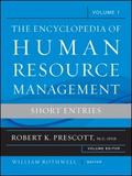 The Encyclopedia of Human Resource Management, Vol
