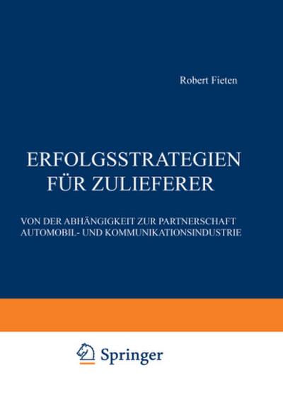 Erfolgsstrategien für Zulieferer