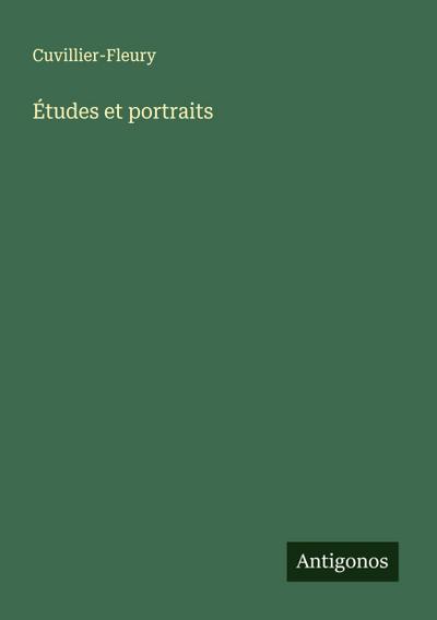 Études et portraits
