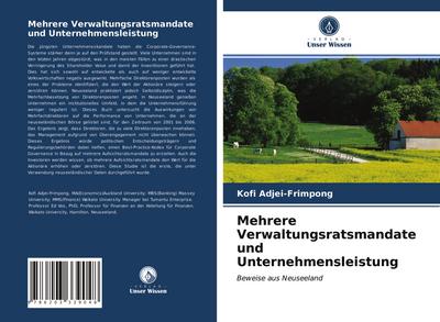 Mehrere Verwaltungsratsmandate und Unternehmensleistung