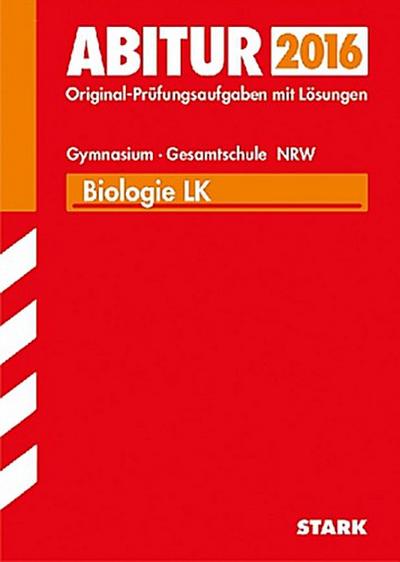 Abitur 2016 - Biologie LK, Gymnasium / Gesamtschule Nordrhein-Westfalen