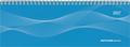 Tischquerkalender Profi blau 2027