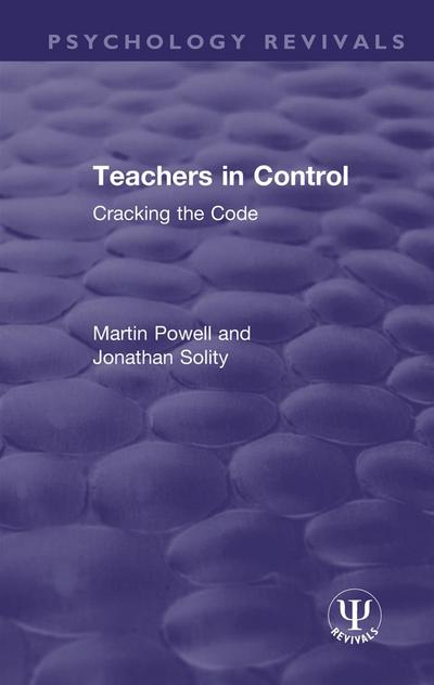 Teachers in Control