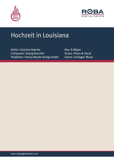 Hochzeit in Louisiana