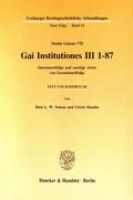 Gai Institutiones III 1 - 87.
