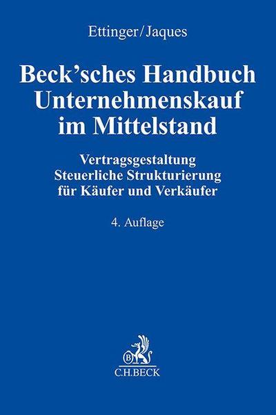 Beck’sches Handbuch Unternehmenskauf im Mittelstand