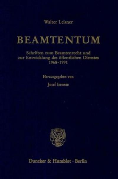 Beamtentum.