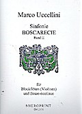 Sinfonie boscarecie op.8 Band 2 (Nr.20-37)für  1-3 Blockflöten (Violinen) und Bc