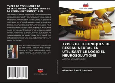 TYPES DE TECHNIQUES DE RÉSEAU NEURAL EN UTILISANT LE LOGICIEL NEUROSOLUTIONS