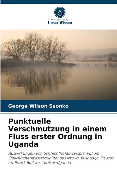 Punktuelle Verschmutzung in einem Fluss erster Ordnung in Uganda