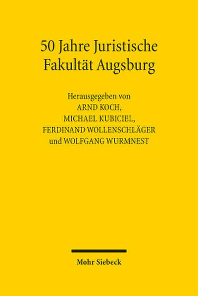 50 Jahre Juristische Fakultät Augsburg