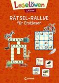 Leselöwen Rätsel-Rallye für Erstleser - 1. Klasse (Orange) von Dominik Rupp | Buch