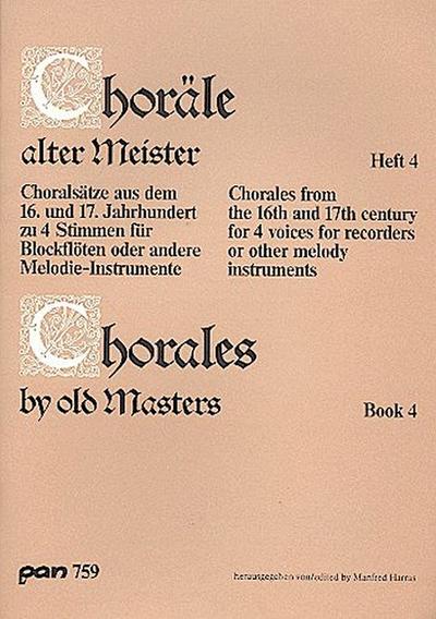 Choräle alter Meister Band 4für 4 Instrumente (SATB)