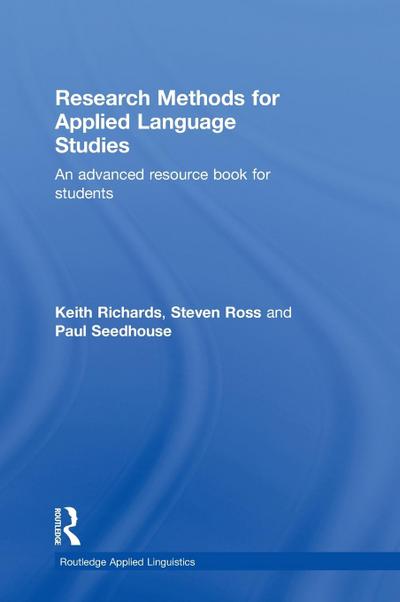 Research Methods for Applied Language Studies