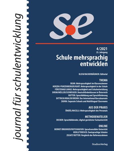 journal für schulentwicklung 4/2021
