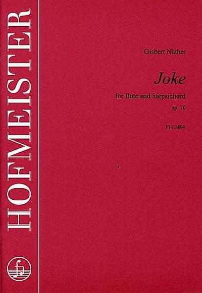Joke op.70 for flute and harpsichord