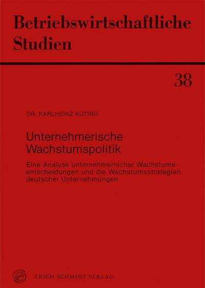Unternehmerische Wachstumspolitik