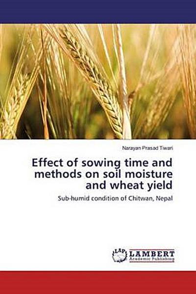 Effect of sowing time and methods on soil moisture and wheat yield