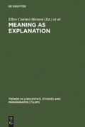 Meaning as Explanation