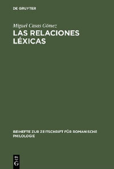 Las relaciones léxicas