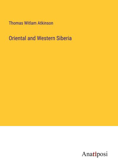 Oriental and Western Siberia