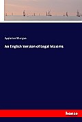 An English Version of Legal Maxims