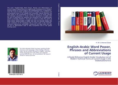 English-Arabic Word Power, Phrases and Abbreviations of Current Usage
