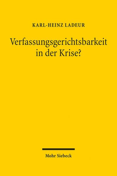 Verfassungsgerichtsbarkeit in der Krise?