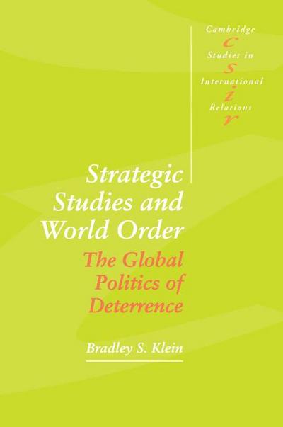 Strategic Studies and World Order