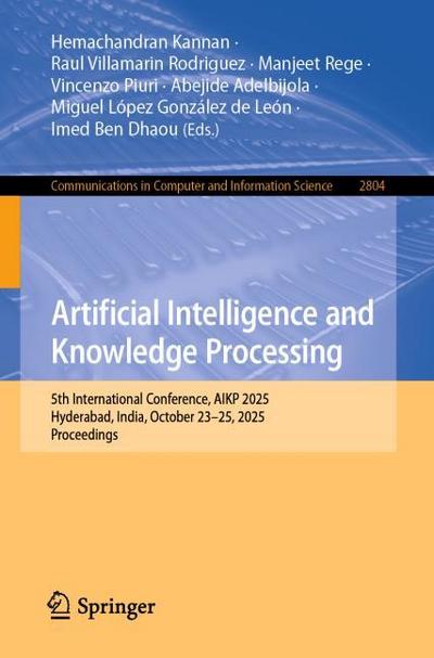 Artificial Intelligence and Knowledge Processing