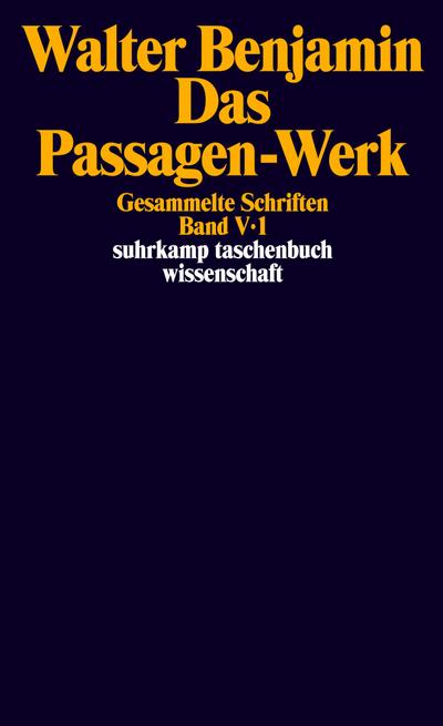 Gesammelte Schriften V. Das Passagen-Werk