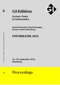 GI Edition Proceedings Band 326 "INFORMATIK 2022"