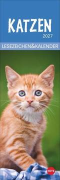 Katzen Lesezeichen & Kalender 2027