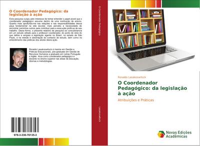 O Coordenador Pedagógico: da legislação à ação - Ronaldo Lasakoswitsck