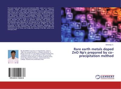 Rare earth metals doped ZnO Np’s prepared by co-precipitation method