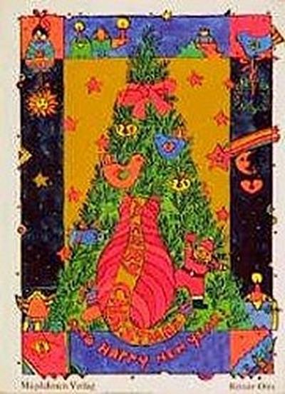 Merry Christmas. 16 farbige Postkarten
