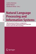 Natural Language Processing and Information Systems