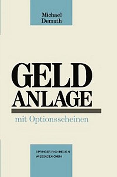 Geldanlage mit Optionsscheinen