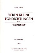 7 kleine Tondichtungen op.81für 2 Violinen und Klavier