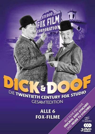 Dick und Doof - Die Fox-Studio-Gesamtedition (Alle 6 Fox-Filme). 3 DVDs