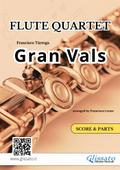 Gran vals - Flute Quartet score & parts