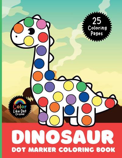 Dinosaur Dot Marker Coloring Book