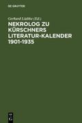 Nekrolog zu Kürschners Literatur-Kalender 1901-193