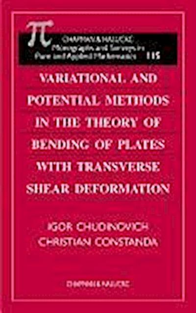 Chudinovich, I: Variational and Potential Methods in the The