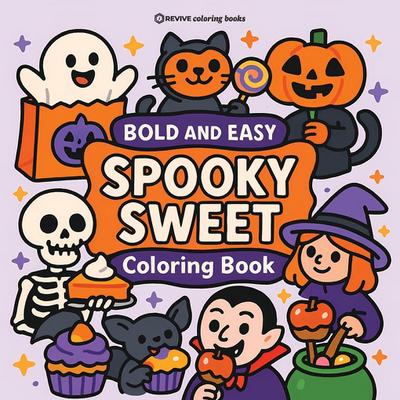 Bold & Easy Spooky Sweet Coloring Book